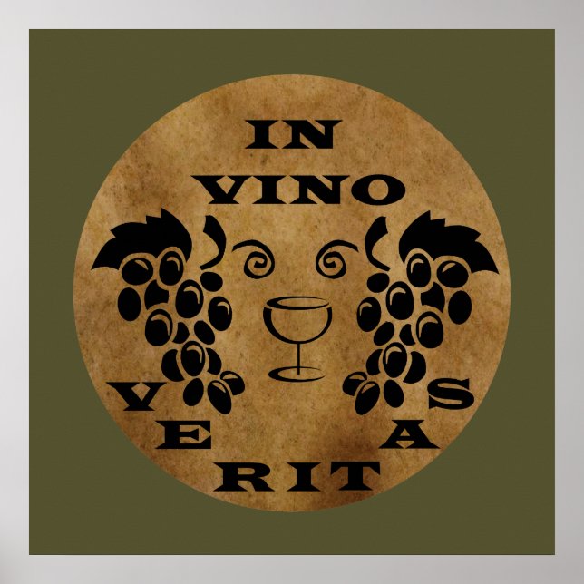 in vino veritas poster (Front)