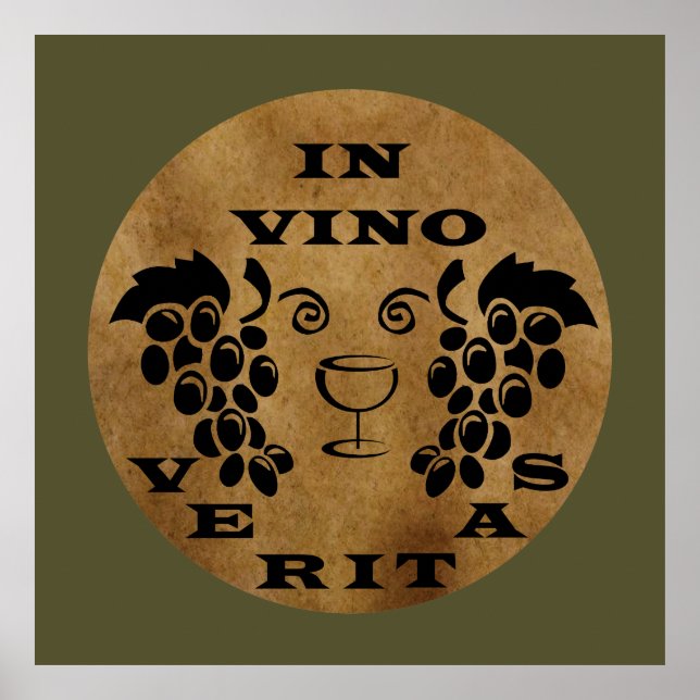 In vino veritas poster (Front)