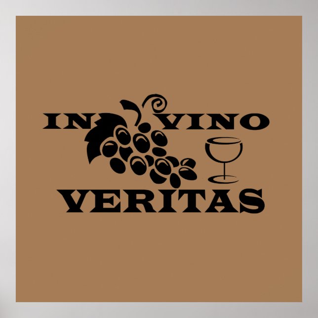 In vino veritas poster (Front)
