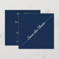 In Vogue Minimalist Save The Date