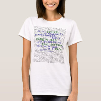 In Want - Pride and Prejudice T-Shirt