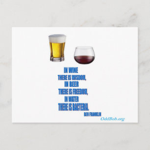 In Wine... Postcard
