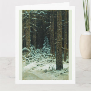 IN WINTER Ivan Shishkin 1883 Christmas    Card