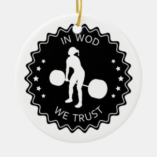 In Wod We Trust - Inspiration Ceramic Tree Decoration