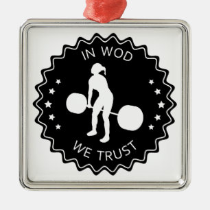 In Wod We Trust - Inspiration Metal Tree Decoration