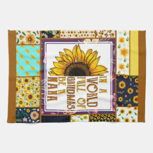 "In World Full Of Grandmas Be A Nana Blanket Tea Towel