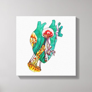 in your heart canvas print