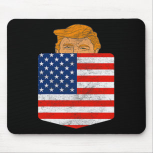 In Your Pocket Usa Election Trump For 2024 4th Of  Mouse Pad