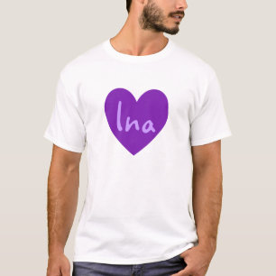 Ina in Purple T-Shirt