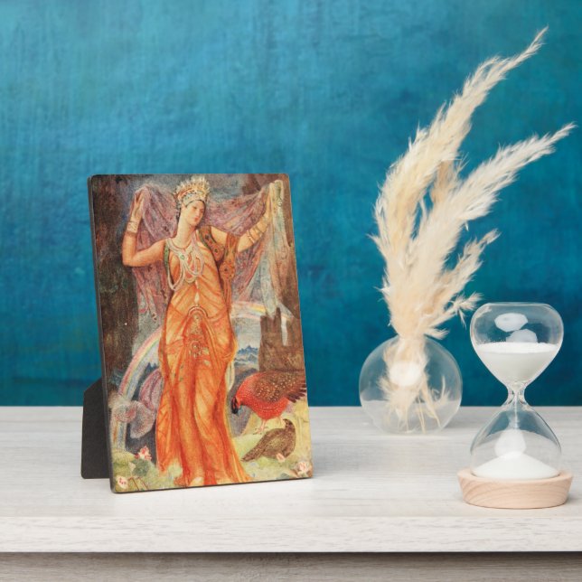 Inanna/Ishtar Pagan Wiccan Goddess Altar Plaque (Side)