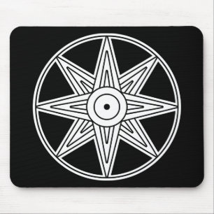 Inanna Star Symbol Mouse Pad
