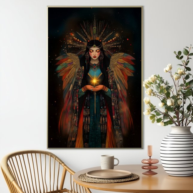 Inanna Sumerian Goddess Art Nouveau Fantasy Poster (Creator Uploaded)