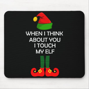 Inappropriate Christmas Shirt Funny Xmas Mouse Pad