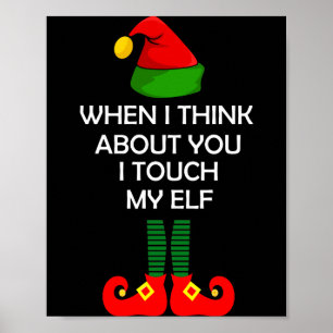Inappropriate Christmas Shirt Funny Xmas Poster