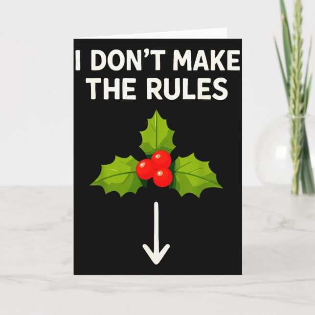 Inappropriate Christmas Shirts Men, Funny Adult Mi Card (Front)