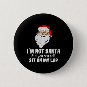 Inappropriate Naughty Funny Adult Christmas  6 Cm Round Badge