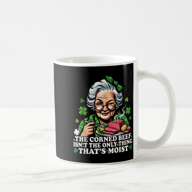 Inappropriate st patricks day funny st pats humour coffee mug (Right)