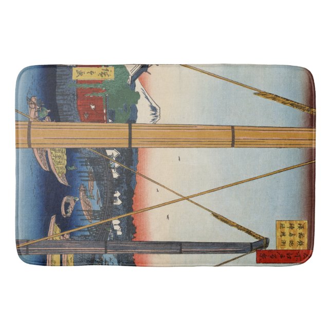 Inari bridge and Minato shrine, Teppōzu Bath Mat (Front)