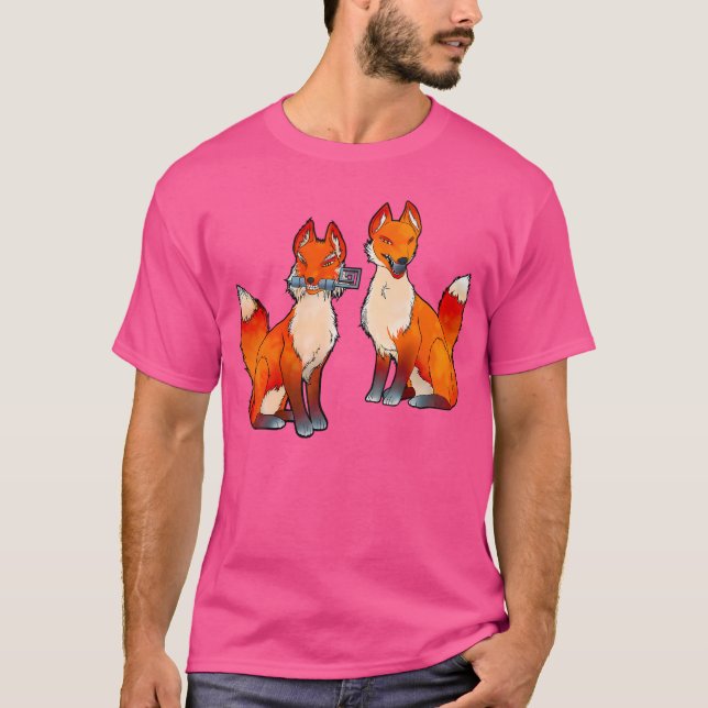 Inari Shrine Foxes T-Shirt (Front)