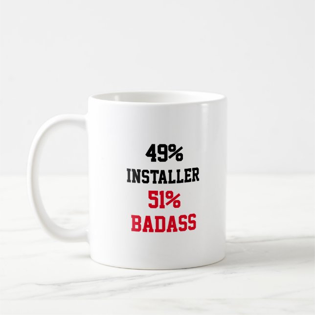 Inataller Badass Coffee Mug (Left)