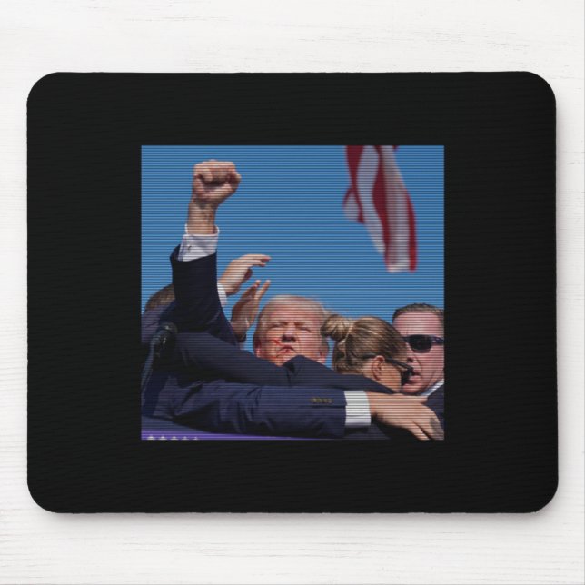 Ination Attempt - Trump's Rally Pennsylvania Attem Mouse Pad (Front)