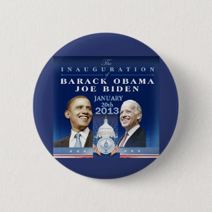 Inaugural 2013 6 cm round badge