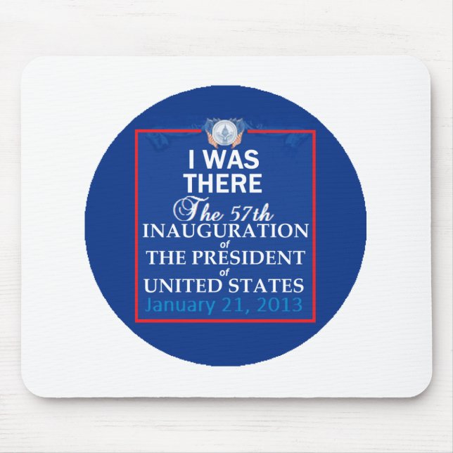 Inaugural 2013 mouse pad (Front)