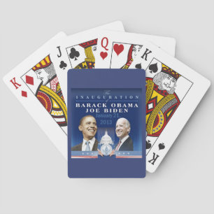 Inaugural 2013 playing cards