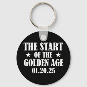 Inauguration 2025 President Trump Golden Age Key Ring