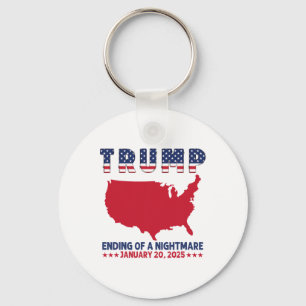 Inauguration 2025 Trump Elections End Of An A Scar Key Ring
