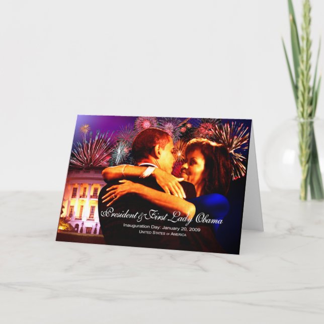 Inauguration Celebration Card (Front)