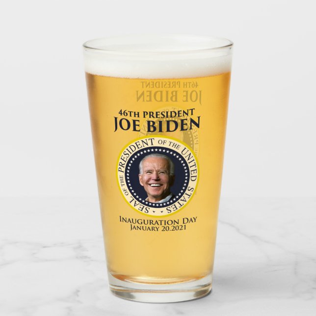 Inauguration day 2021 president Biden Glass (Front Filled)