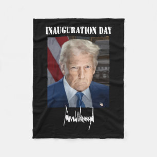 Inauguration Day 2025 – Donald Trump Presidential Fleece Blanket