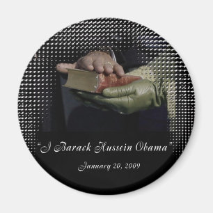 INAUGURATION DAY: BARACK HUSSEIN OBAMA MAGNET