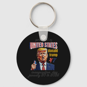Inauguration Day Donald Trump  Key Ring
