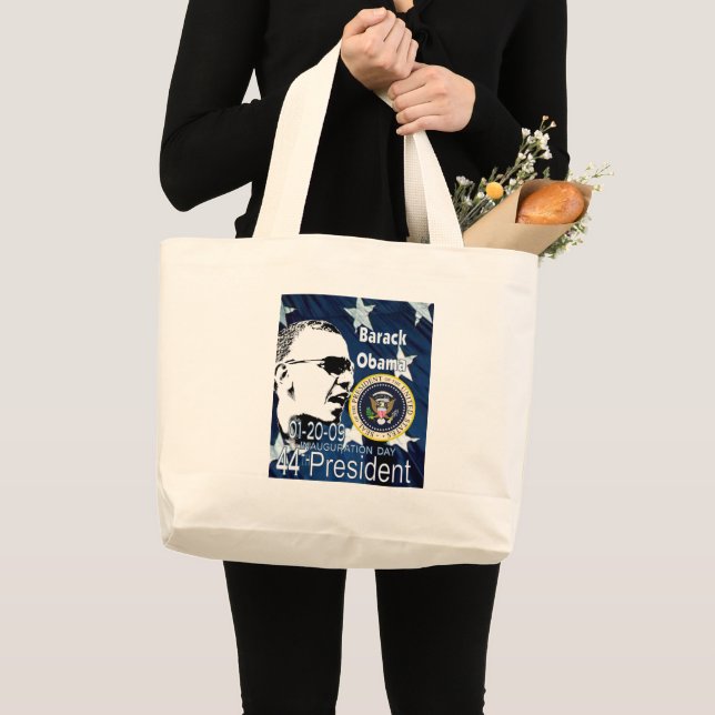 Inauguration Day Large Tote Bag (Front (Product))