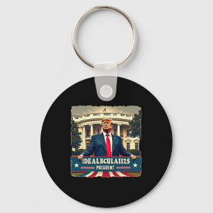 Inauguration Day President Donald Trump 2025 Memor Key Ring