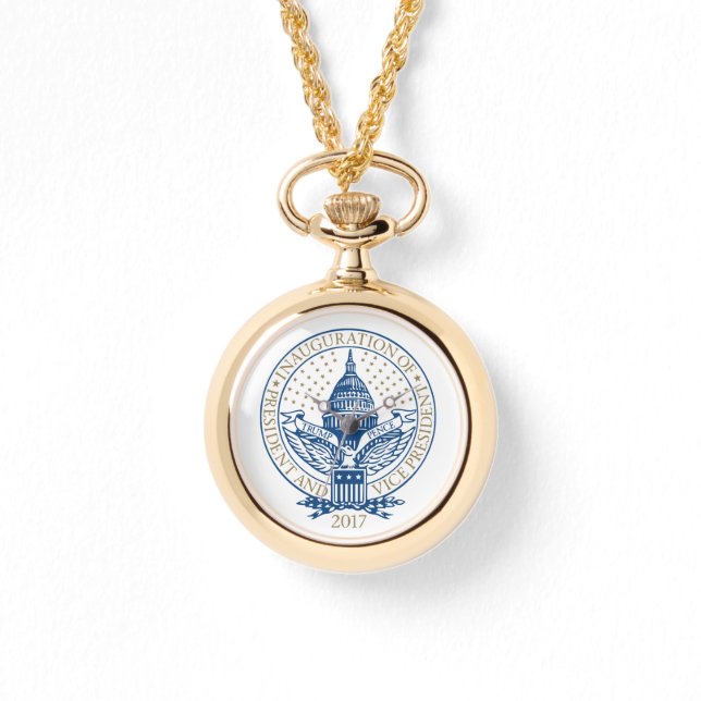 Inauguration Donald Trump Mike Pence 2017 Logo USA Watch (Front)