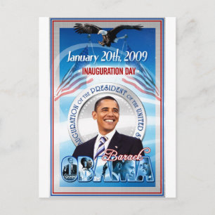 Inauguration of Barack Obama Postcard