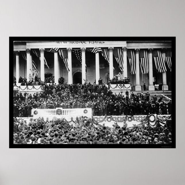 Inauguration of President Taft 1909 Poster (Front)