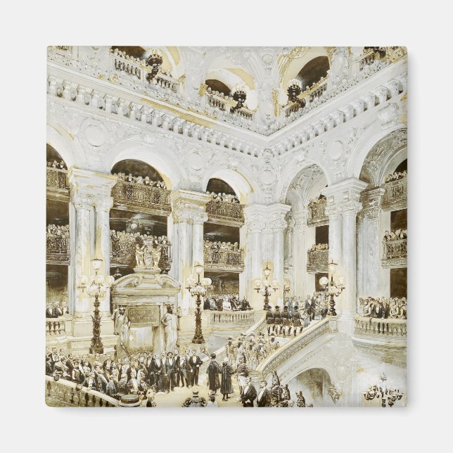 Inauguration of the Paris Opera House Magnet (Front)