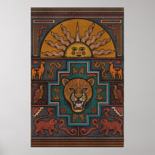 Inca Art Poster