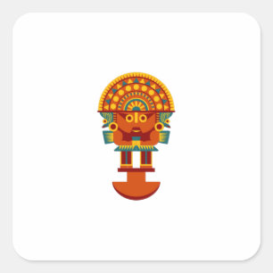 Inca Art Square Sticker