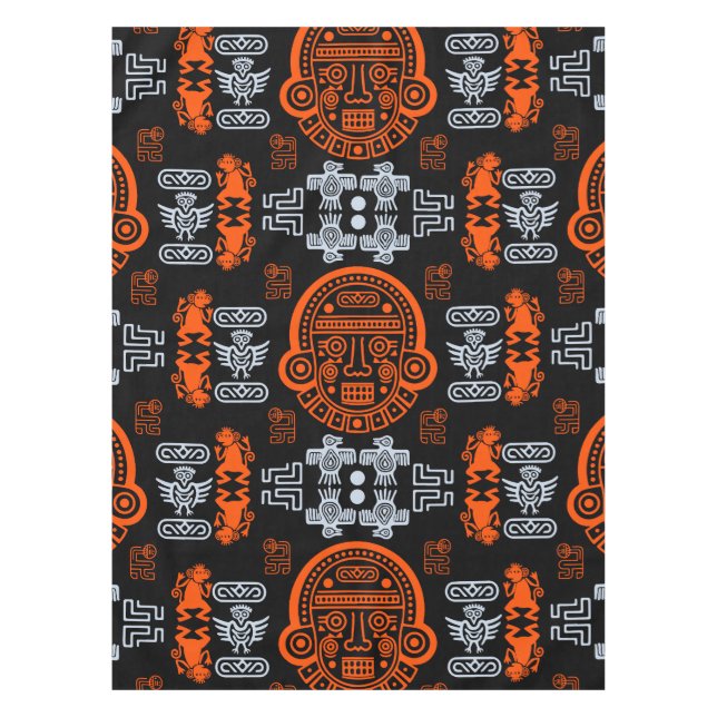 inca Aztec Home Decor Tablecloth (Front)