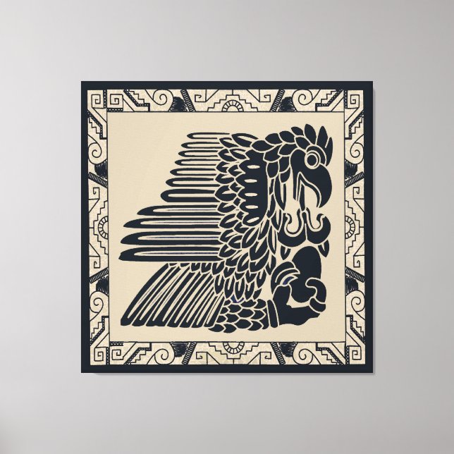 Inca Eagle Canvas Print (Front)
