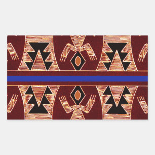 Inca Geckos Rectangular Sticker