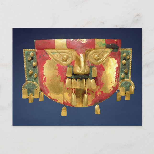 Inca mask postcard (Front)