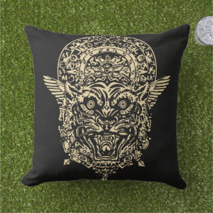 Inca & Mayan Cat Relic: Mystical Legends Cushion