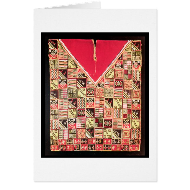 Inca 'Poncho', Bolivia, c.1500 (wool) (Front)