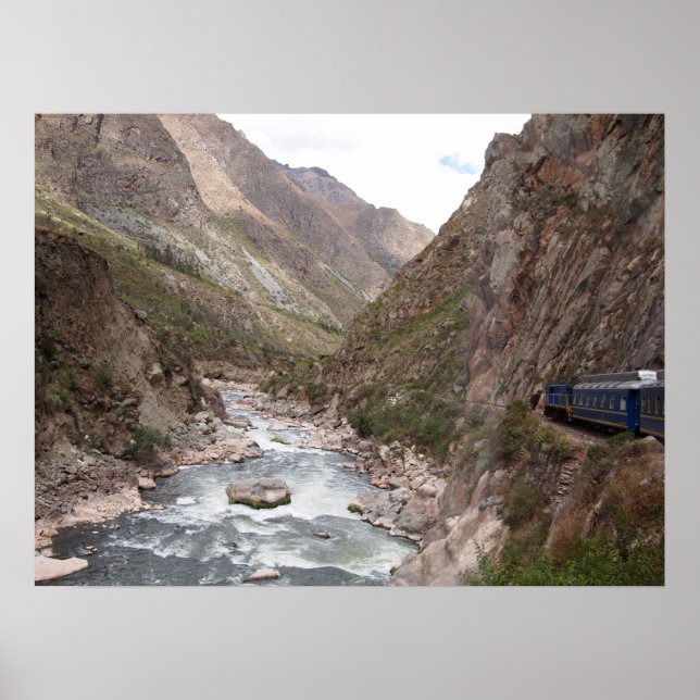 Inca rail train to Machu Picchu poster (Front)